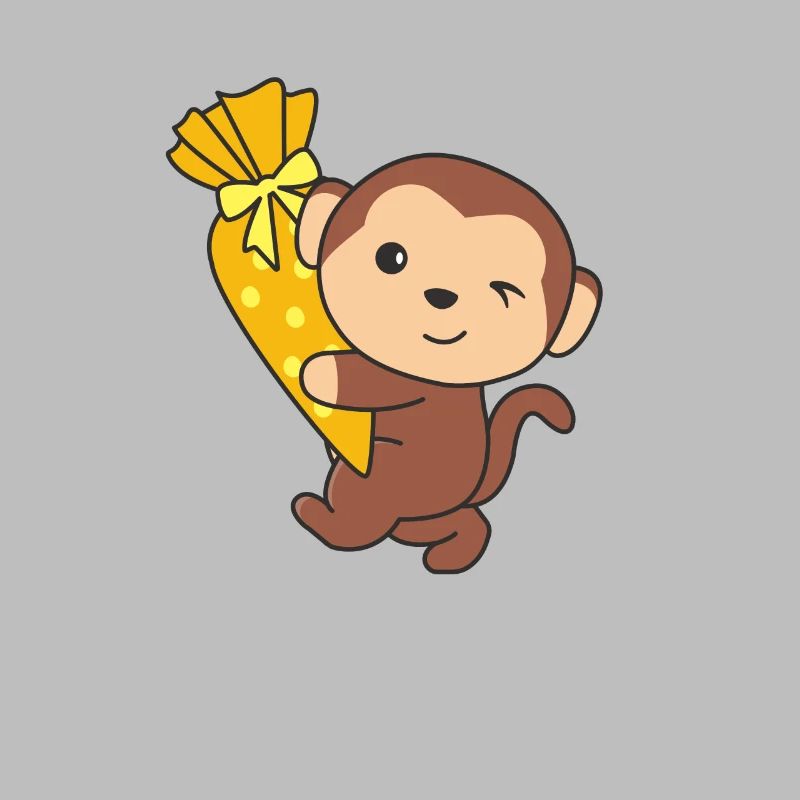 bye bye kindergarten hello school monkey