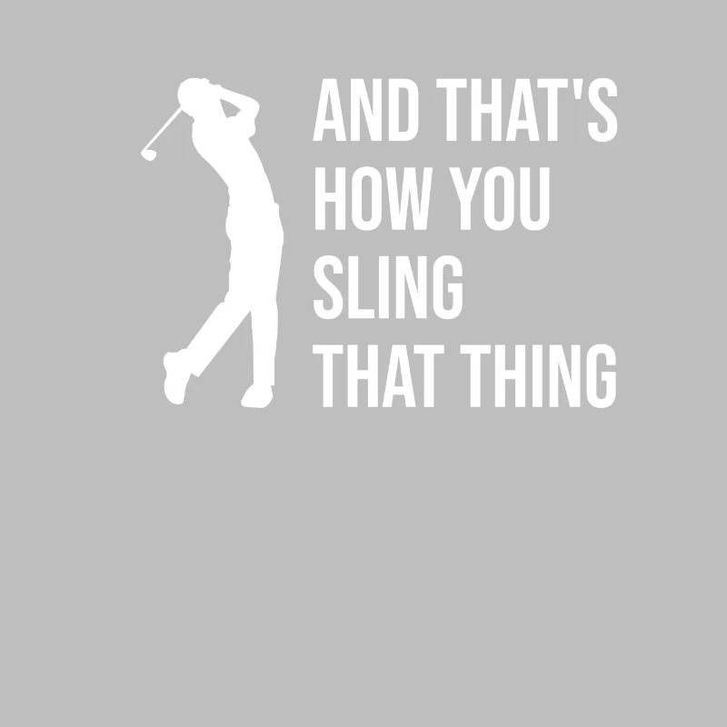 Lustiger Golf Spruch - Comment vous éliminez cette chose