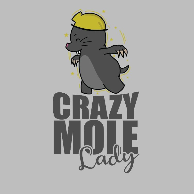 Crazy Mole Lady Animal Tertre Mound