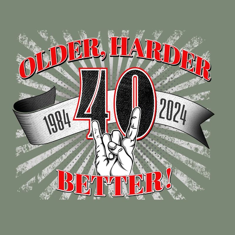 40.Geburtstag eines Metalfan oder Motorradfahrer