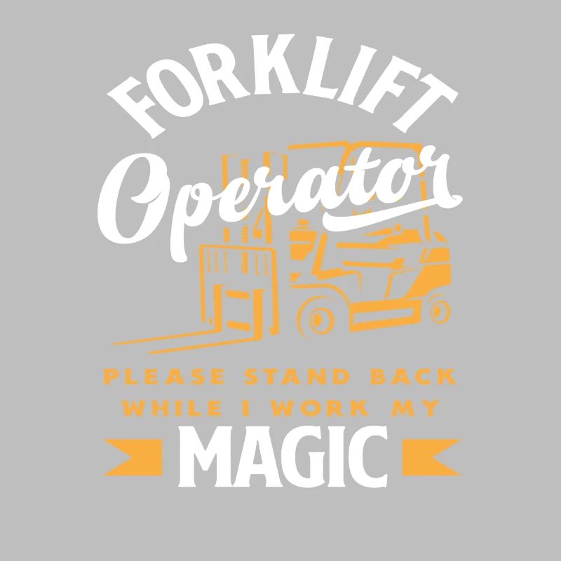 forklift driver please step back while I