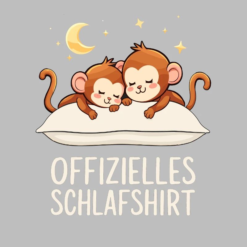 Official Sleep Shirt Monkey Monkey Pair