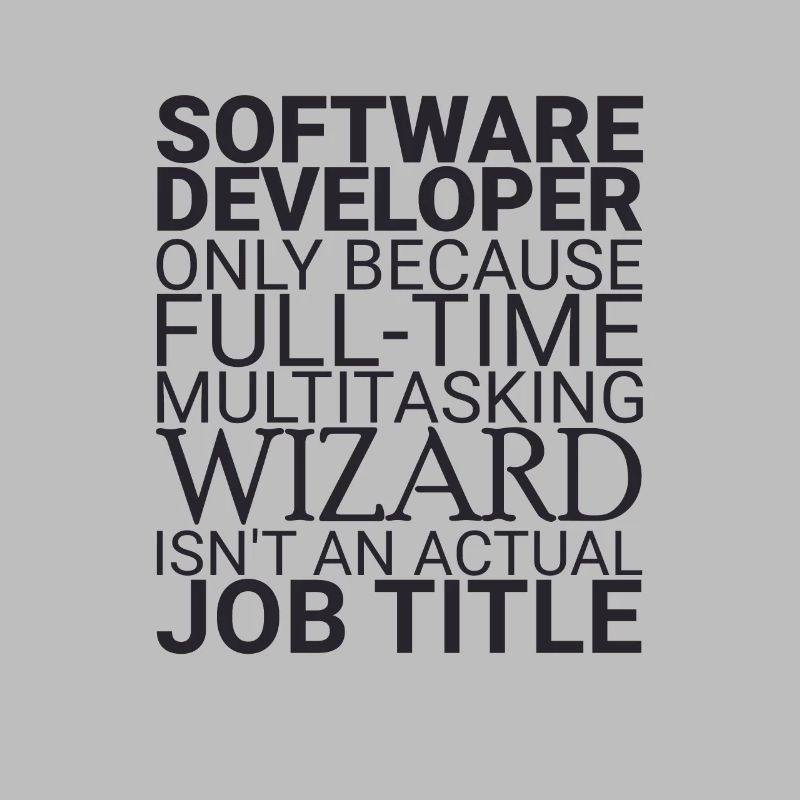 "Software Developer Wizard | Programmierer"