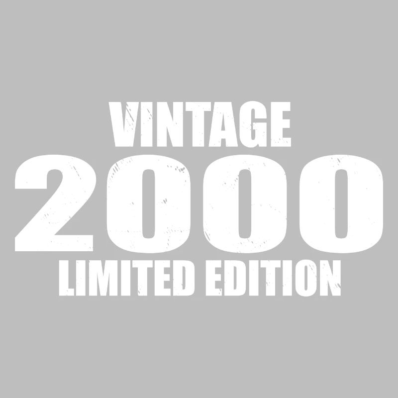 Millésime 2000 Anniversaire 2000 Rétro 2000