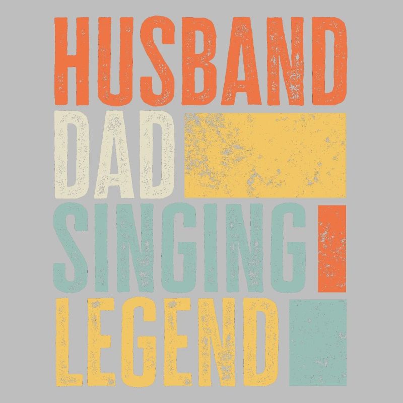 Singender Ehemann Vater Legendärer Vater Bester Retro