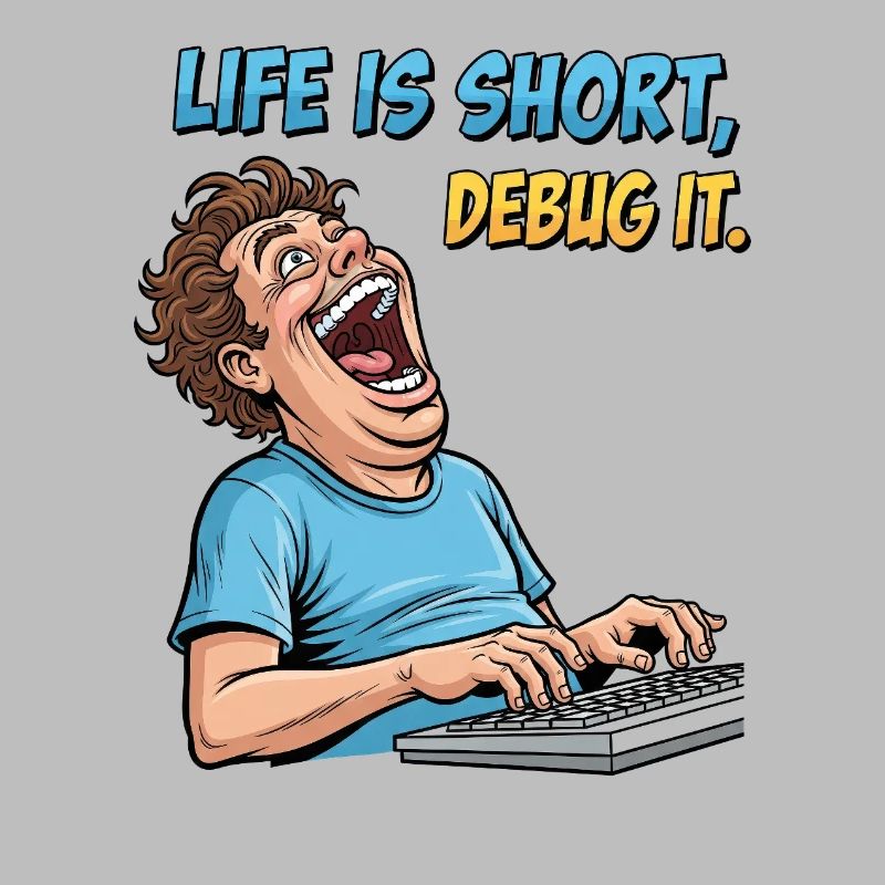 Debug Your Life: Witziges IT Programmierer Shirt