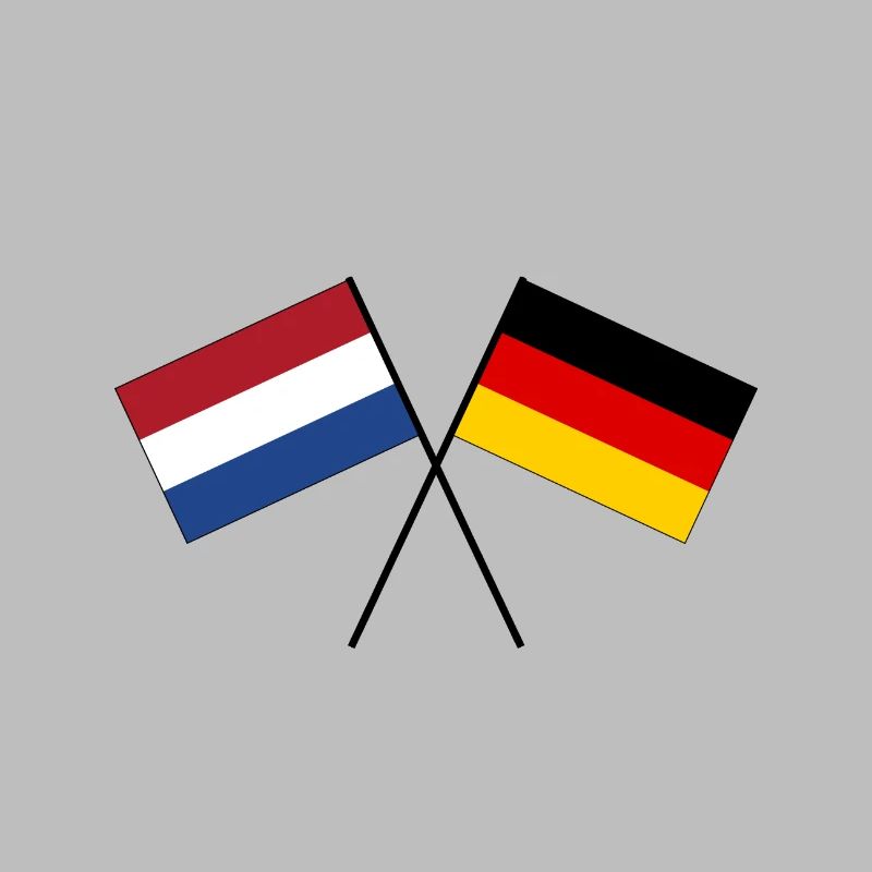 Amitié germano-néerlandaise drapeau drapeau