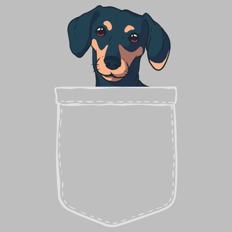 Dacker Brusttasche Tier Haustier Hund Geschenk