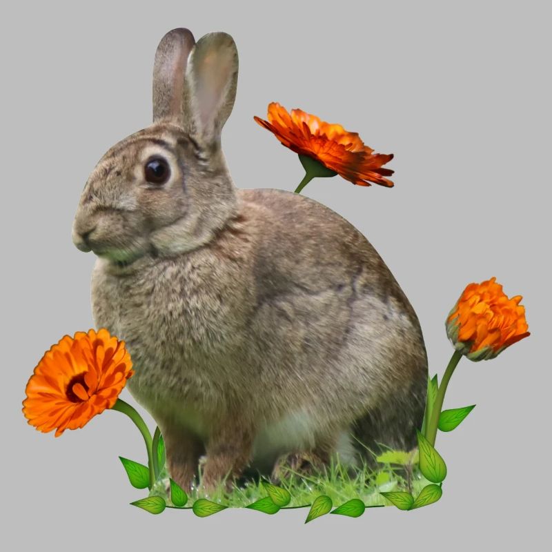 Rabbit Easter Calendula