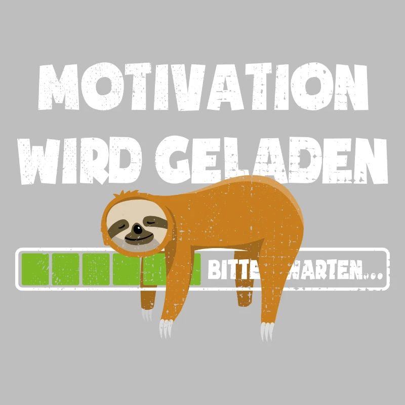 Faultier - Motivation wird geladen - bitte warten