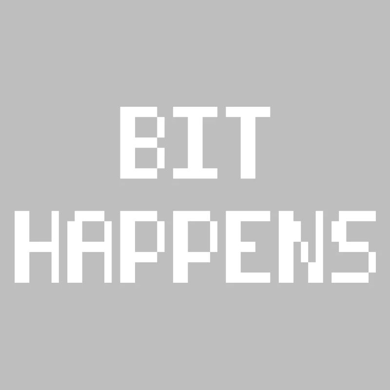 Computer Science Pun BIT HAPPENS Computer Scientist T-Shirt