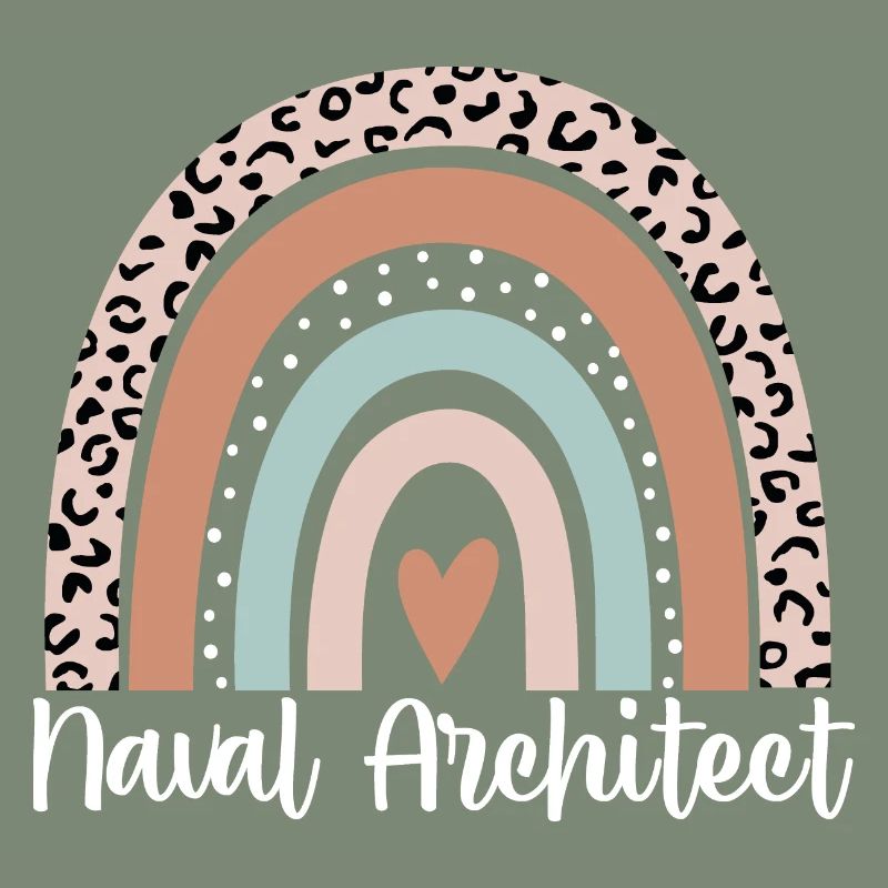 Schiffsarchitekt Regenbogen Leopard Lustig Naval