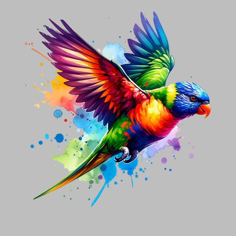 Regenbogenlori Geschenk