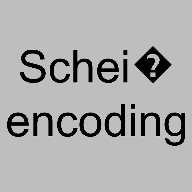 Schei� encoding
