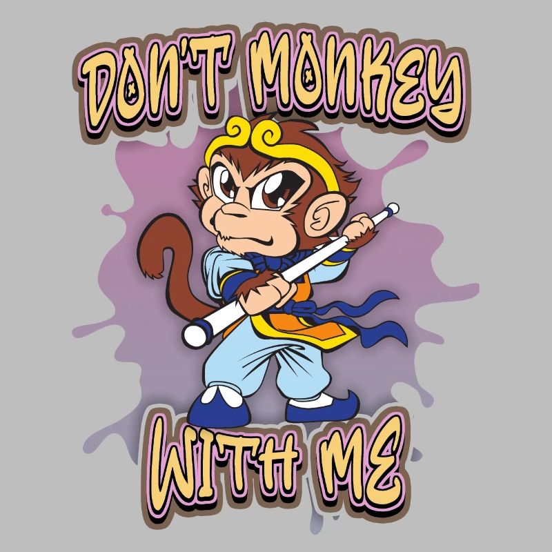 Monkey, Cartoon Monkey, Ninja Monkey, Funny Saying