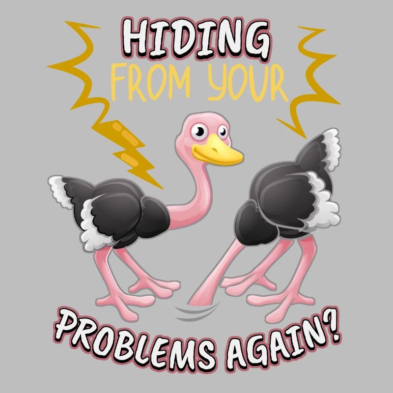 Funny Bouquet Bird-Strauss Comic Problem Solution