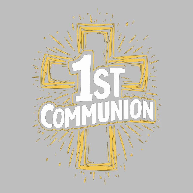 Conception de la croix de première communion