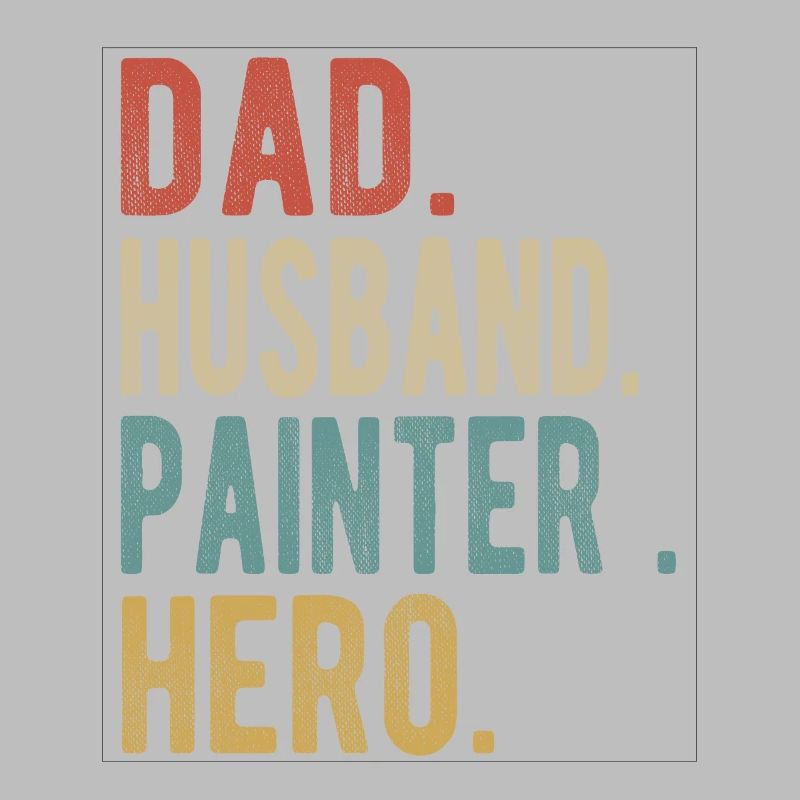 Maler Papa Ehemann Held