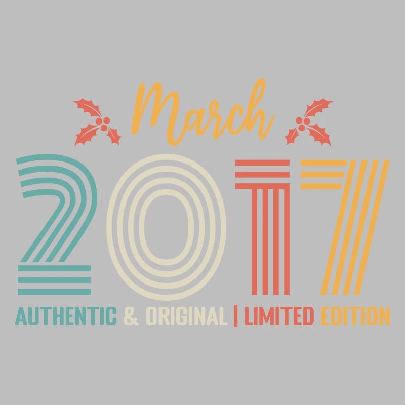 Mars 2017 anniversaire Mars 2017 rétro