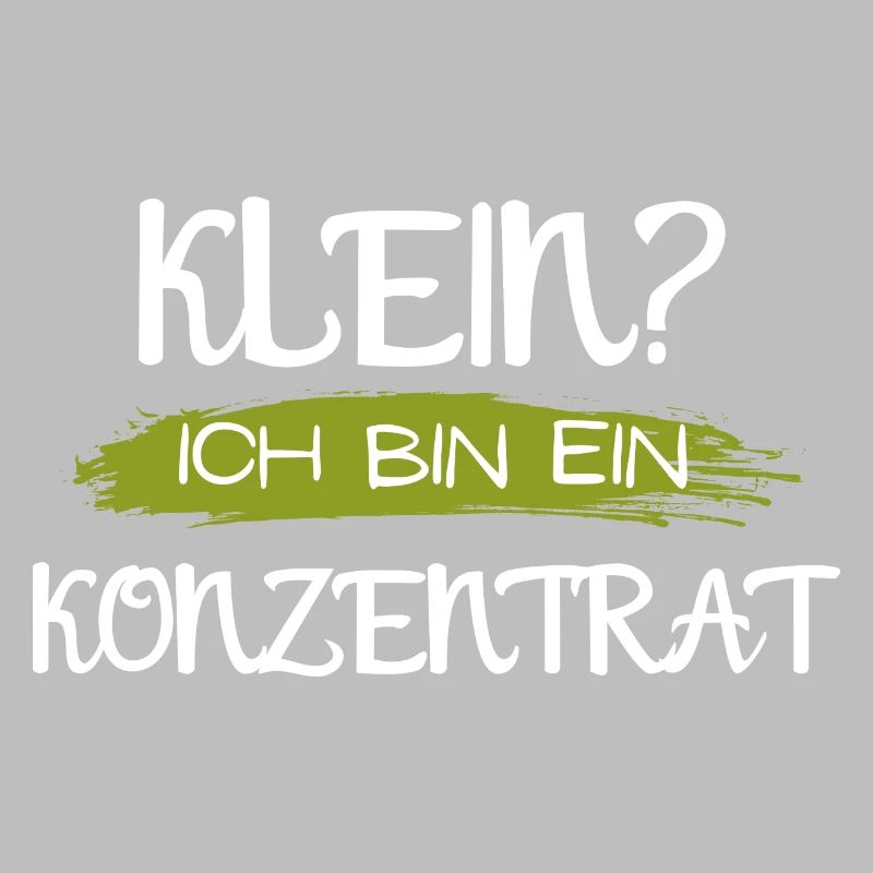 nicht klein bin konzentrat geschenk idee spruch