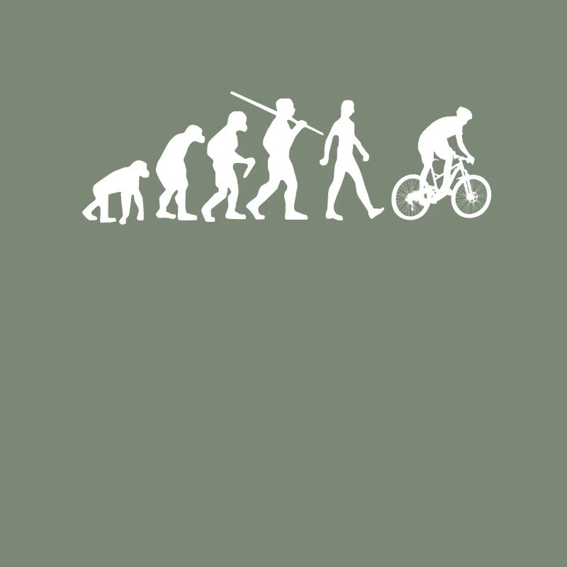 Radfahrer Evolution Biker