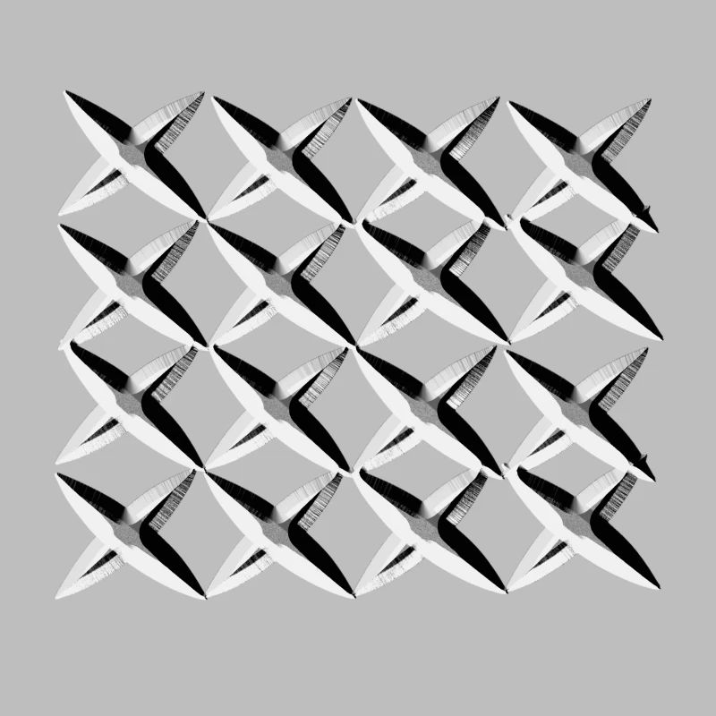 grey net cross pattern