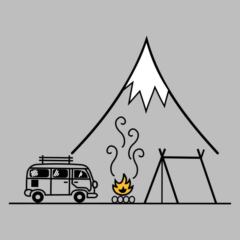 Campfire voyage de camping