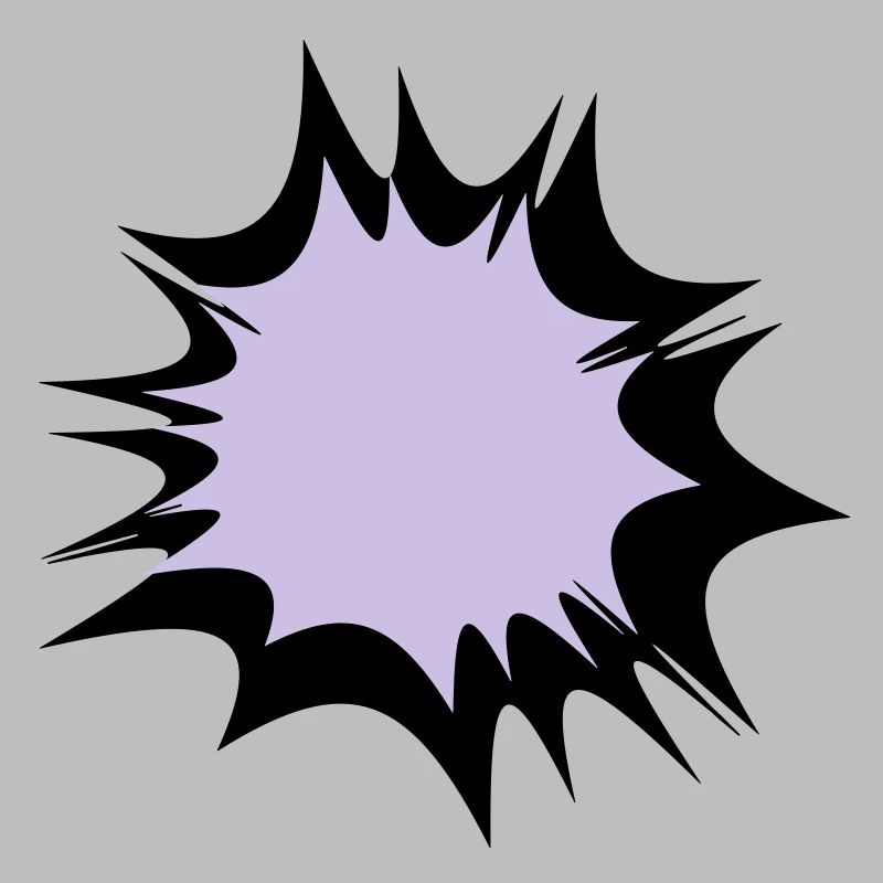 Comic Sprechblase Explosion