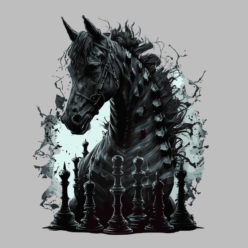 Cheval d’échecs chevalier