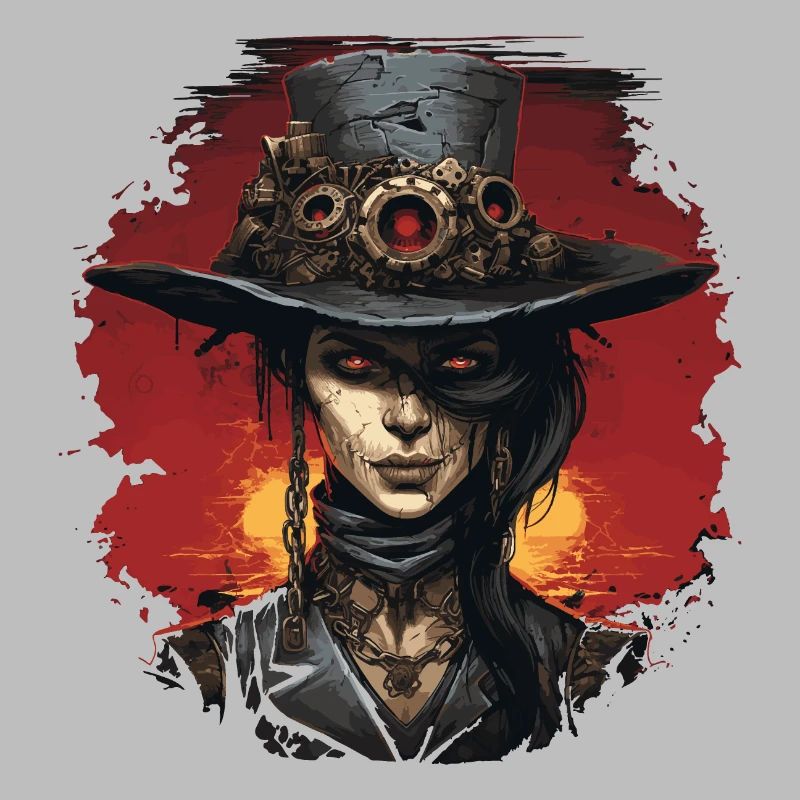 Emo Steampunk Mädchen