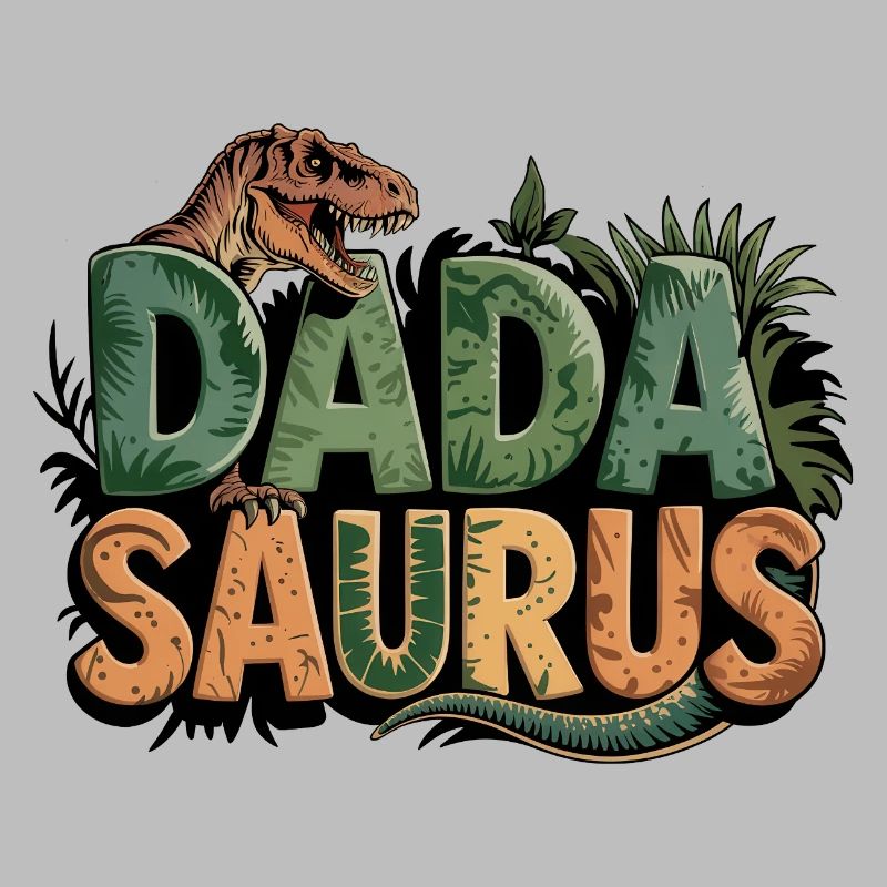Dinosaurier Papa Saurus Geschenk Papa