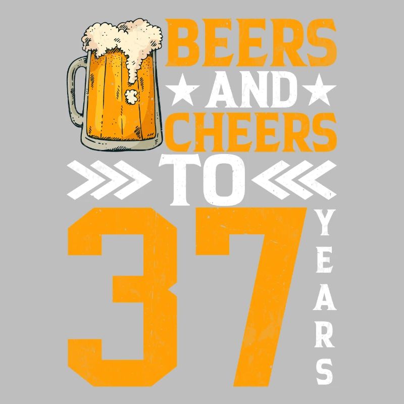 Acclamations et bière à 37 ans Chope de bière mousseuse