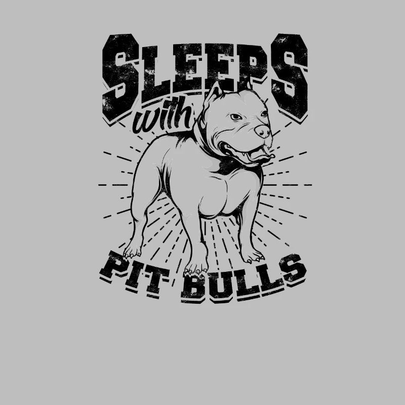 Dort avec des pitbulls - pitbull terrier