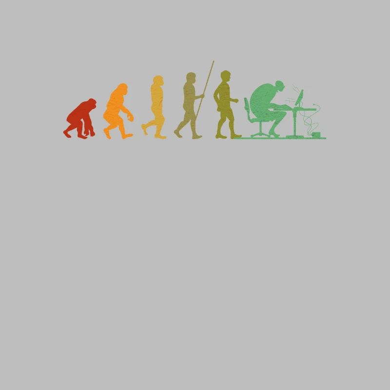 Computer evolution geek programmer