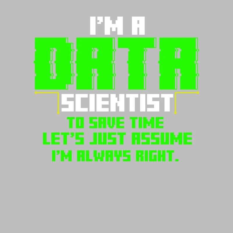 Data Scientist Engineer Nerd Analyst Geschenk