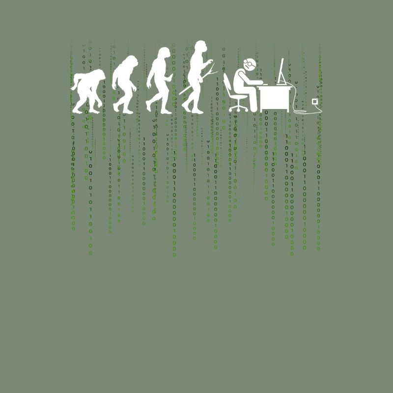 Evolution Computer Enticklung BrushIng Gift