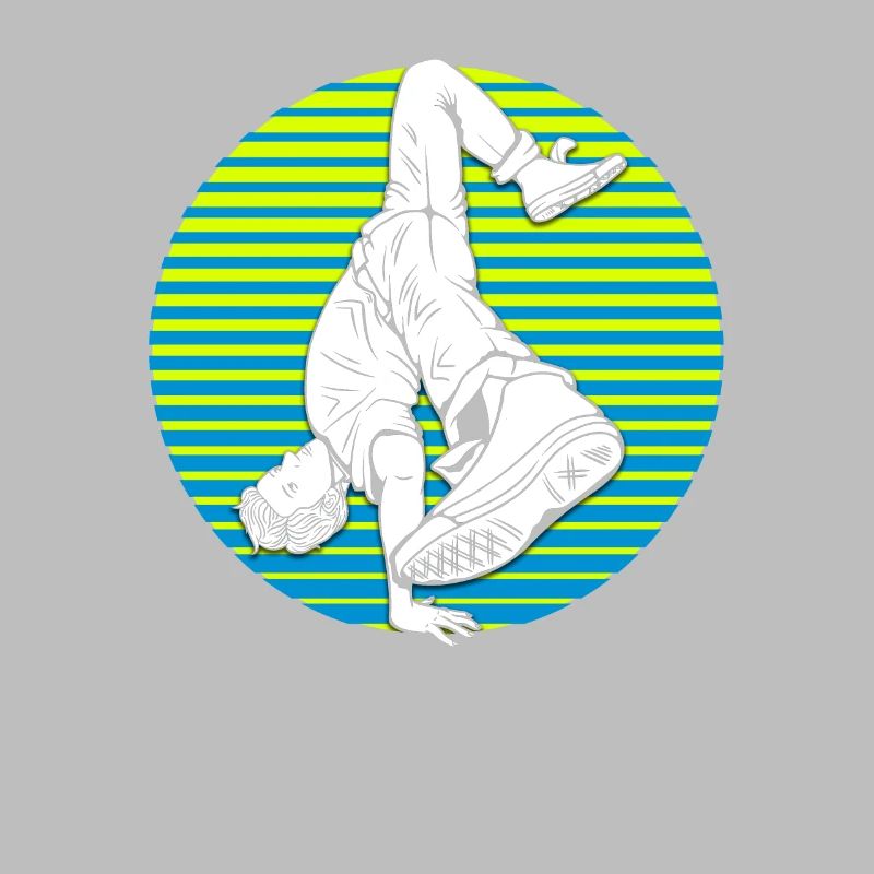 Breakdance Breakdancer Silhouette Geschenk