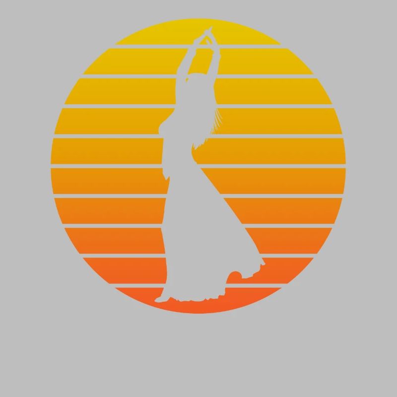 Elegant belly dancer