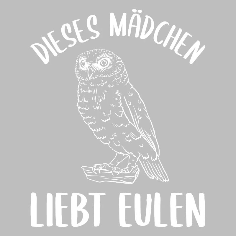 Mädchen Eulenliebhaber Inbrunst Statement