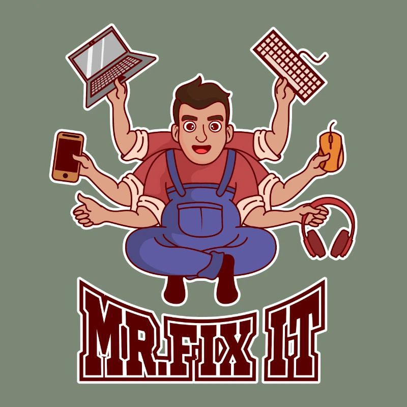 Mr. Fix IT Admin IT Specialist Sysadmin