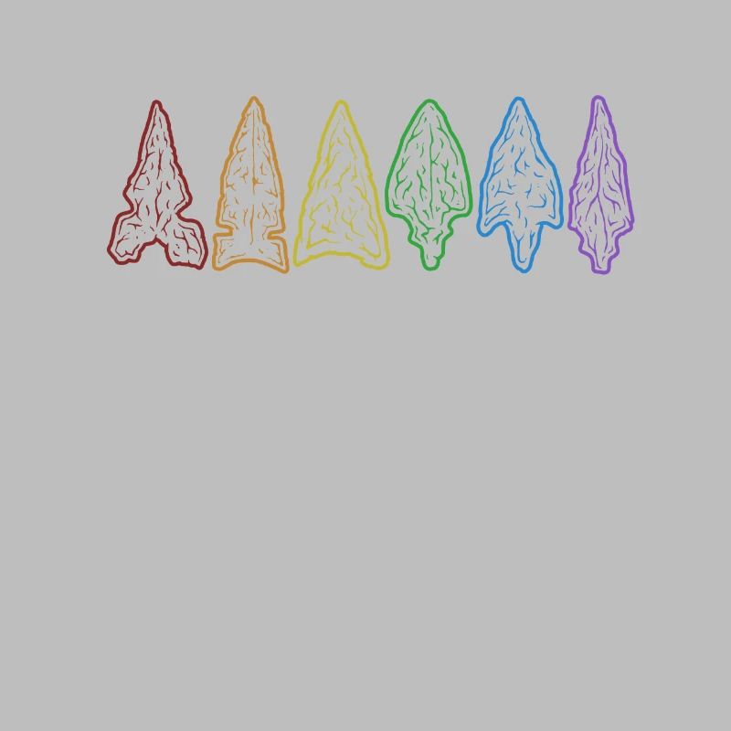 Pointes de flèches LGBT Conseils de chasse arc-en-ciel Pointes de flèches