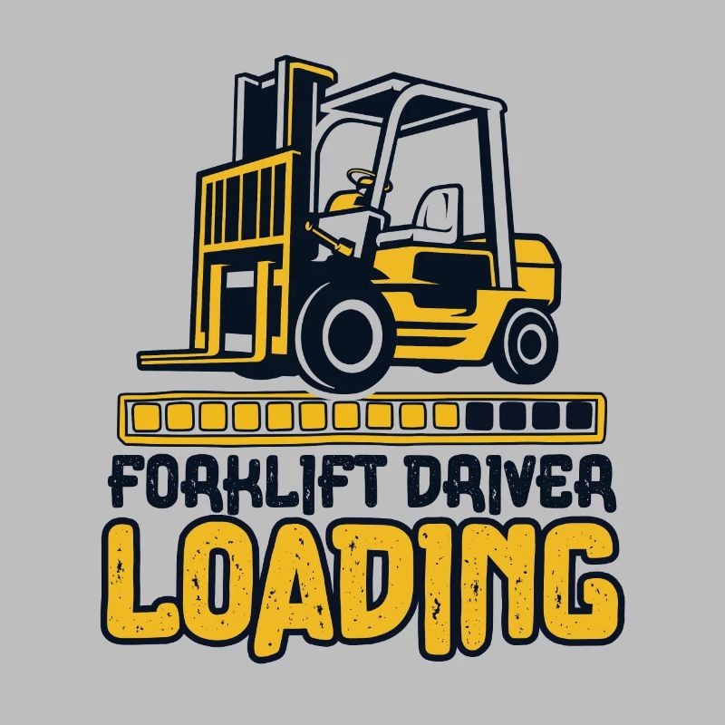 Forklift Driver Loading Gabelstaplerfahrer