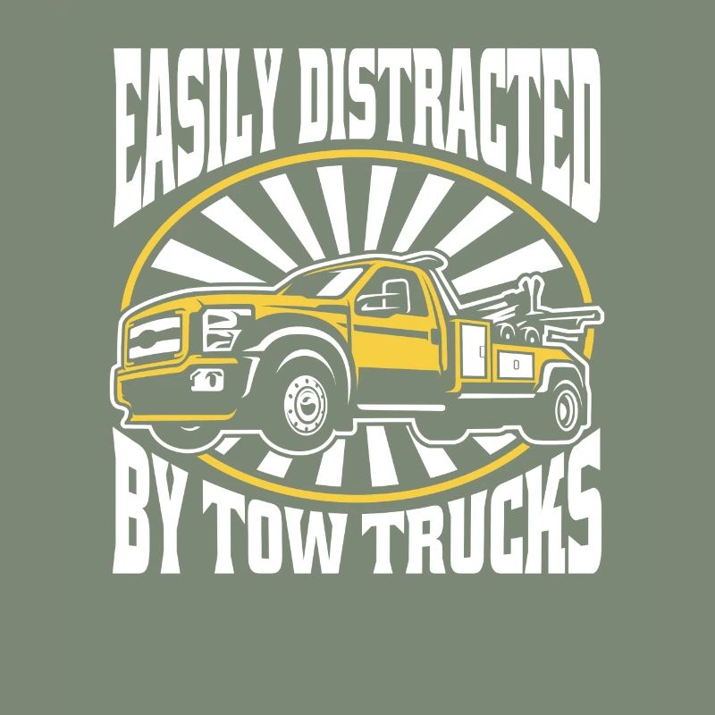 Easily Distracted By Tow Trucks Abschlepper