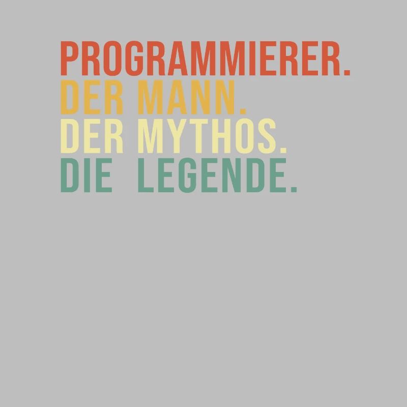 Programmierer Mann Mythos Legende Developer
