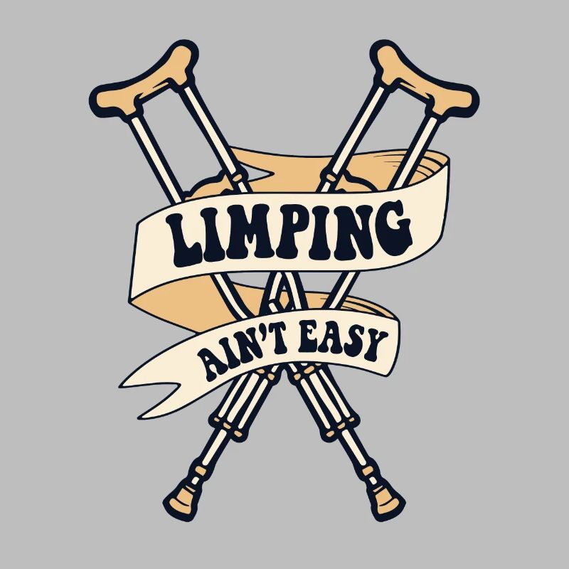 Limping Ain't Easy Broken Finger Broken Bone Bone