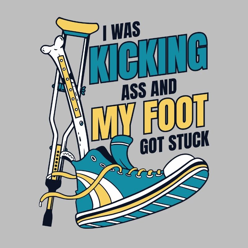 I Was Kicking Ass Broken Bone Broken Finger Bone