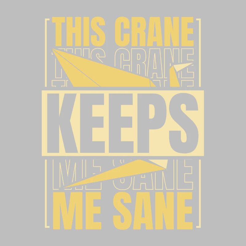 This Crane Keeps Me Sane Owl Paper Crane Folding