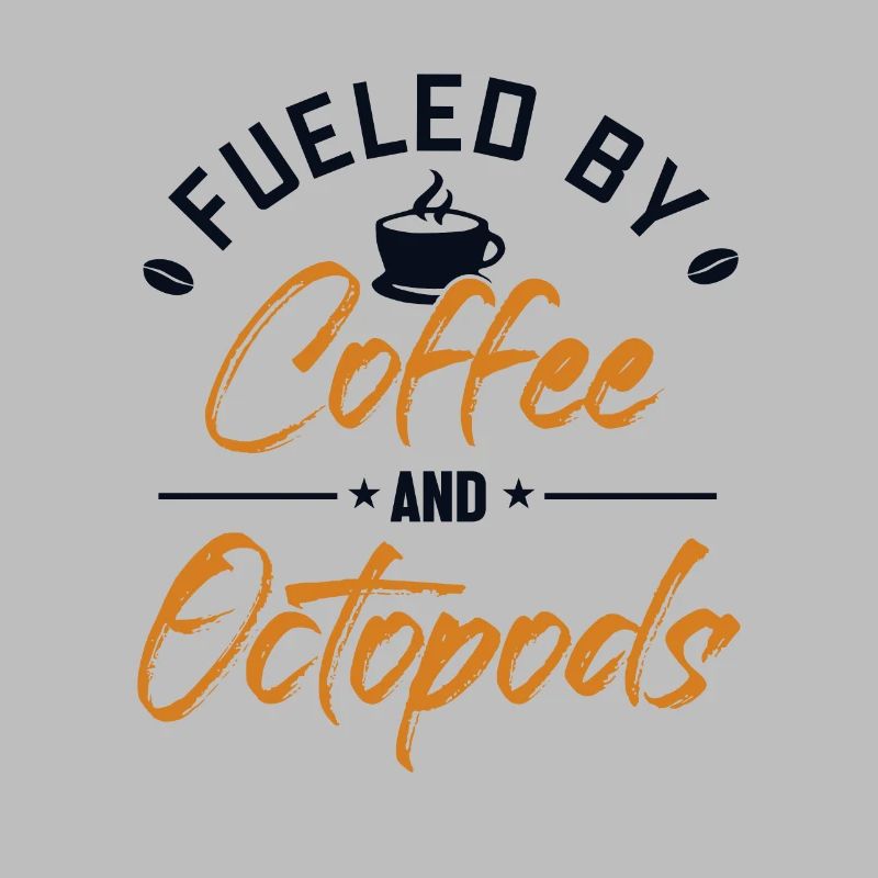 Alimenté par le café et les octopodes Octopoda
