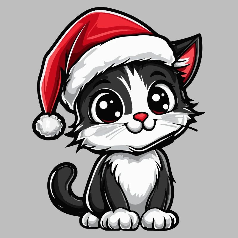 Chat Noël Mignon