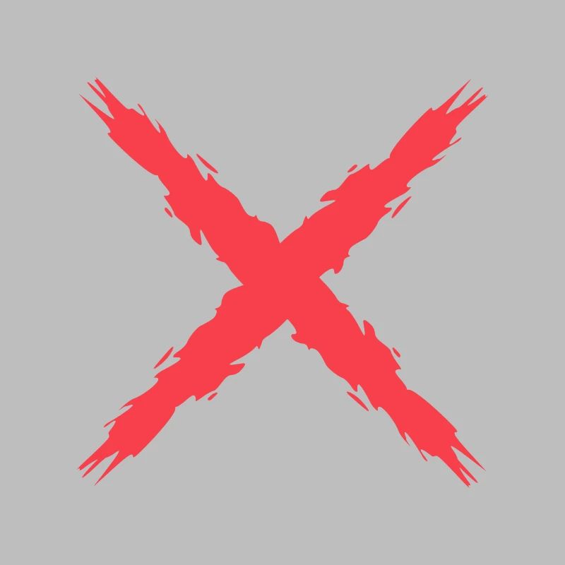 Cross design vector red